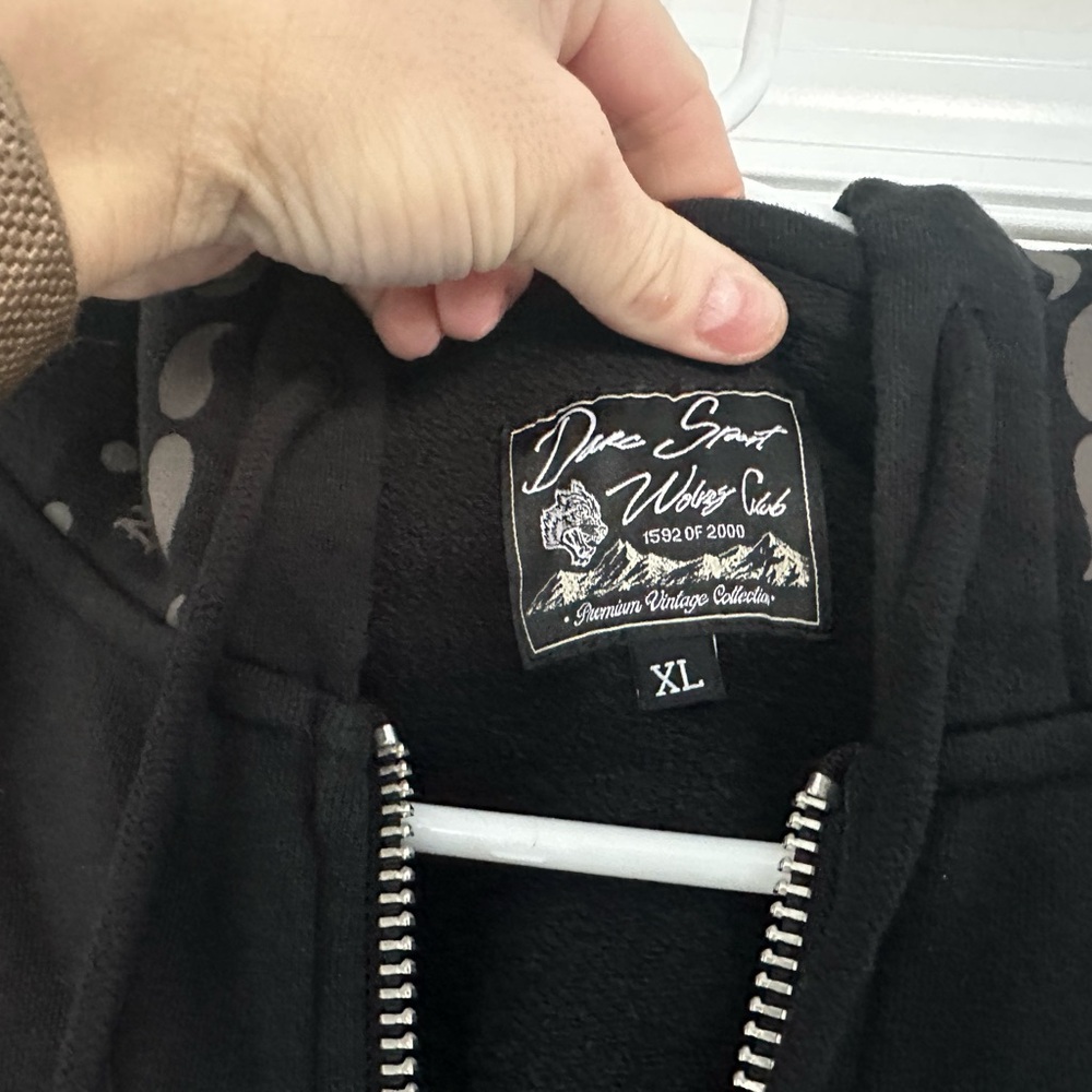Darc Sport Black Zip-Up Hoodie - Picture 3 of 6